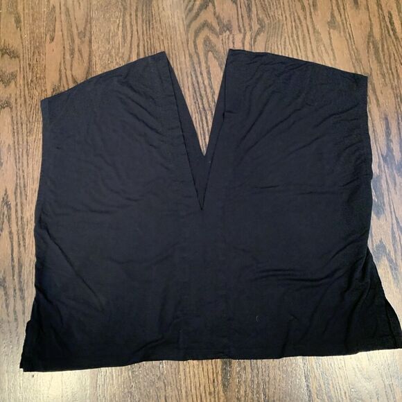 2 Cosabella Talco Double V Crop Top Womens XL Black pajama top loungewear - Picture 5 of 11